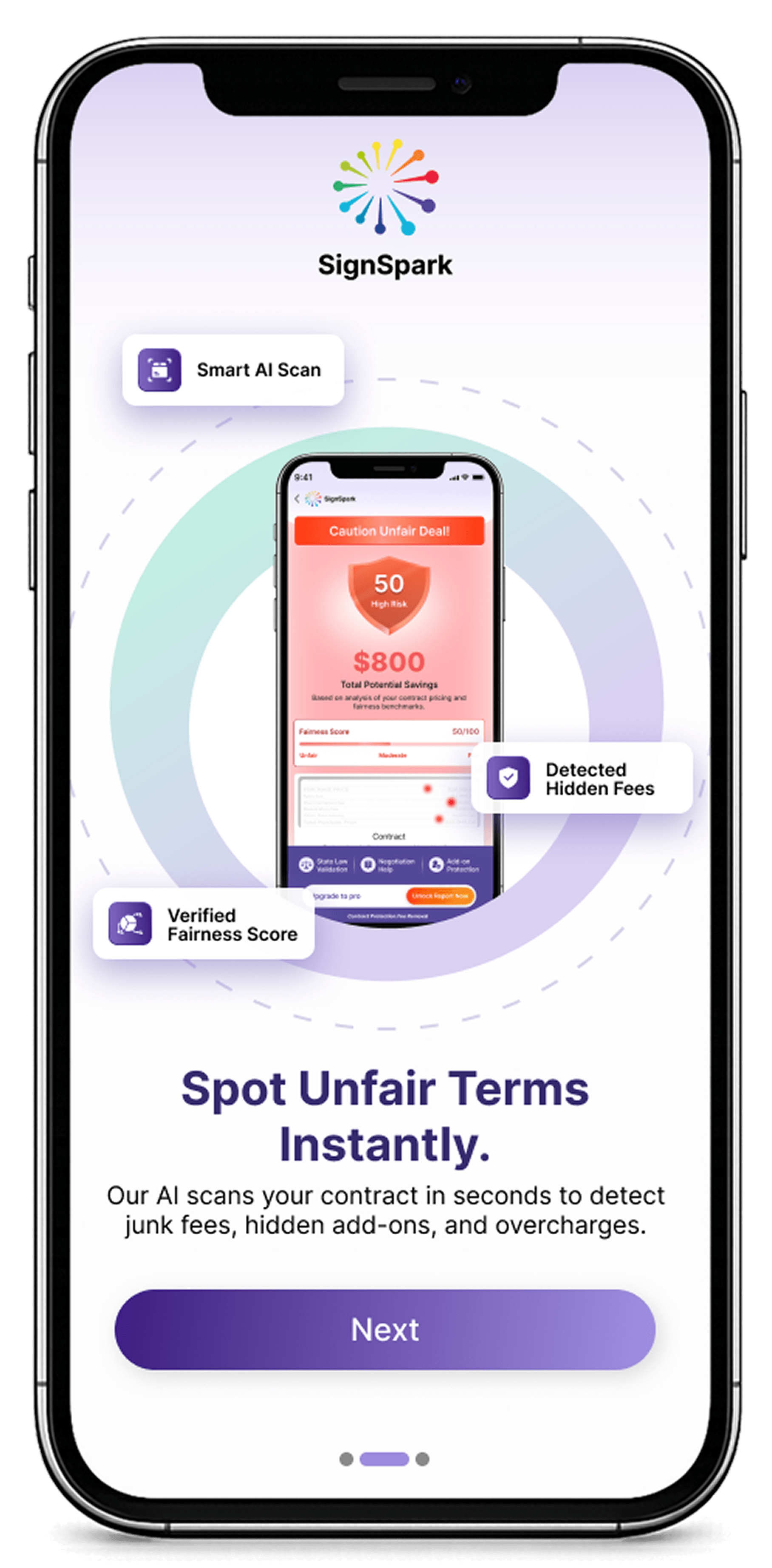App screen